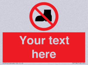 Custom No outdoor footwear